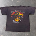 1990s Two Minutes to Live Smoking Skull Graphic Tee | Medium