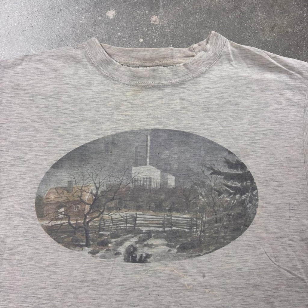 1990s OKG Aktiebolag Sweden Nuclear Power Plant Graphic Tee | Large