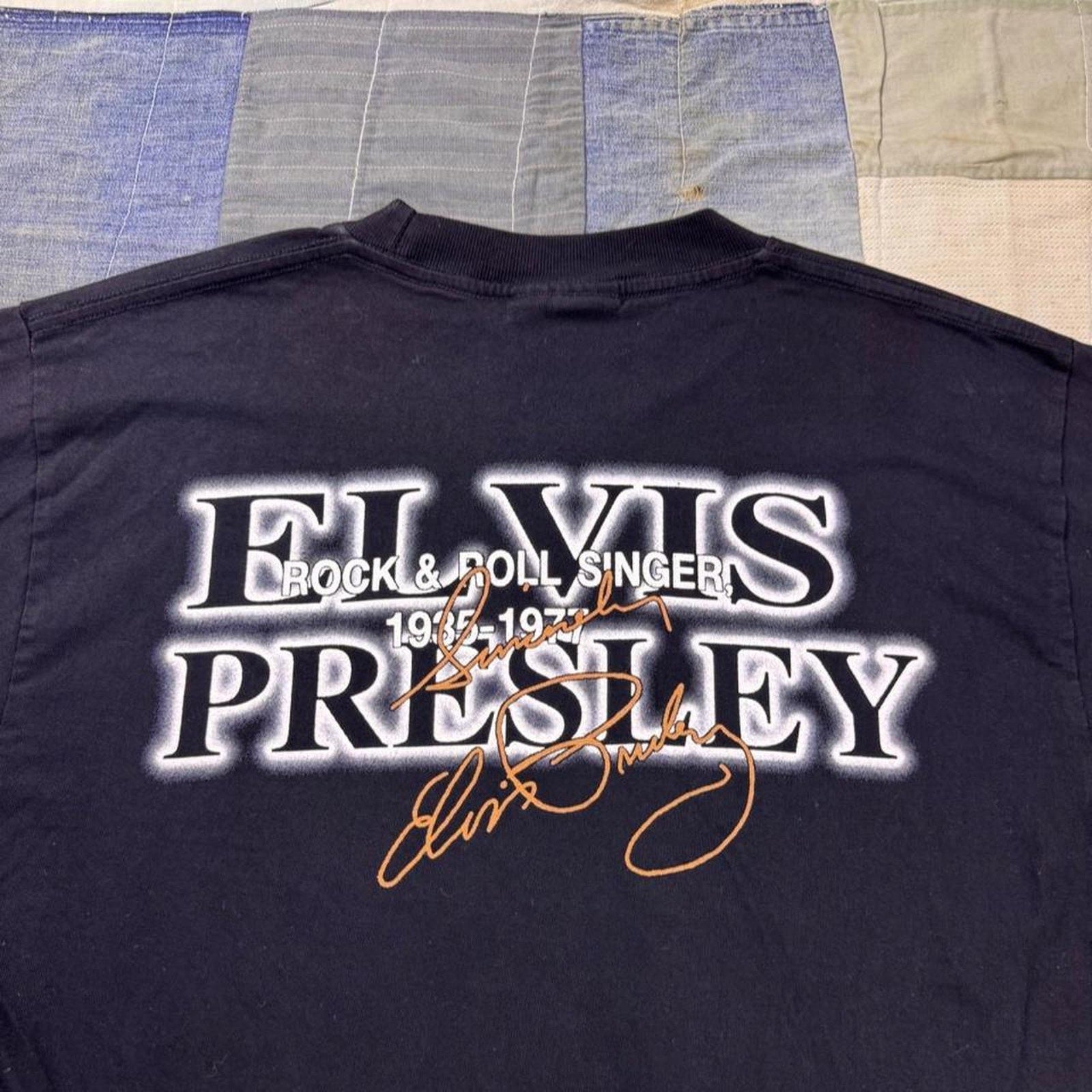2000s Elvis Presley Rock & Roll Singer Memorial Tee | Large