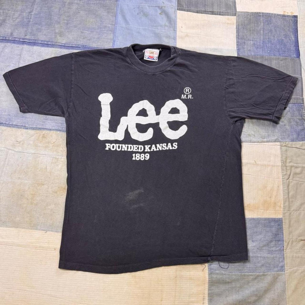 1990s Lee Founded Kansas 1889 Logo Graphic Tee | Large