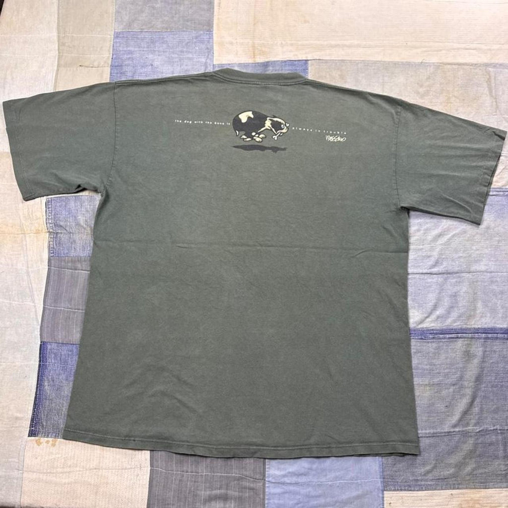 1990s Mossimo “Dog With The Bone” Graphic Tee | XL