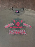 2000s West Coast Choppers Army Green T Shirt | Large