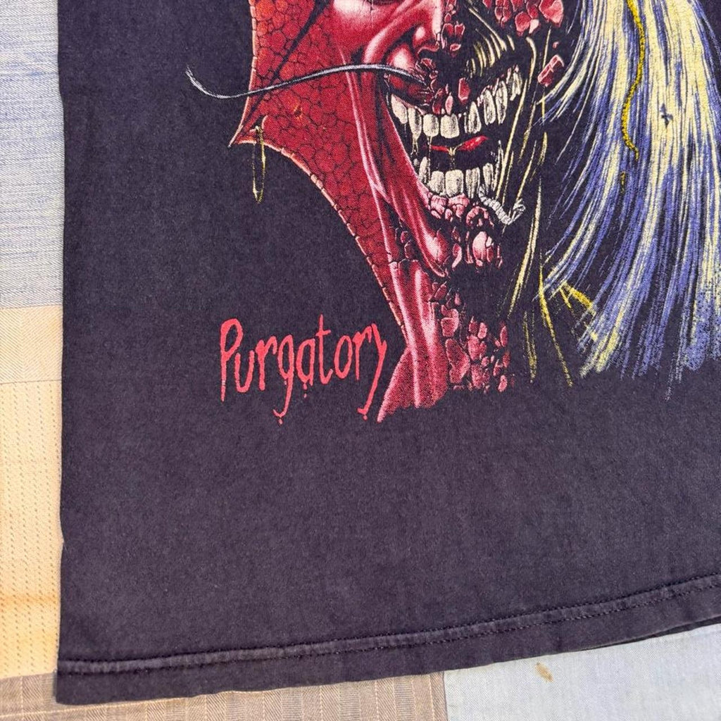 2000s Iron Maiden Purgatory Eddie Double Sided Band Tee | Small