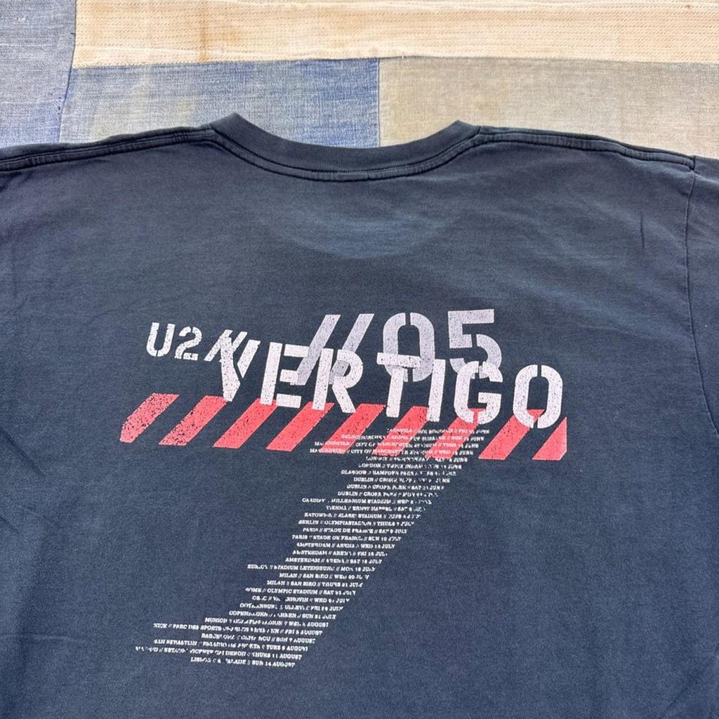 2005 U2 Vertigo Tour Double-Sided Band Tee 2 | Large