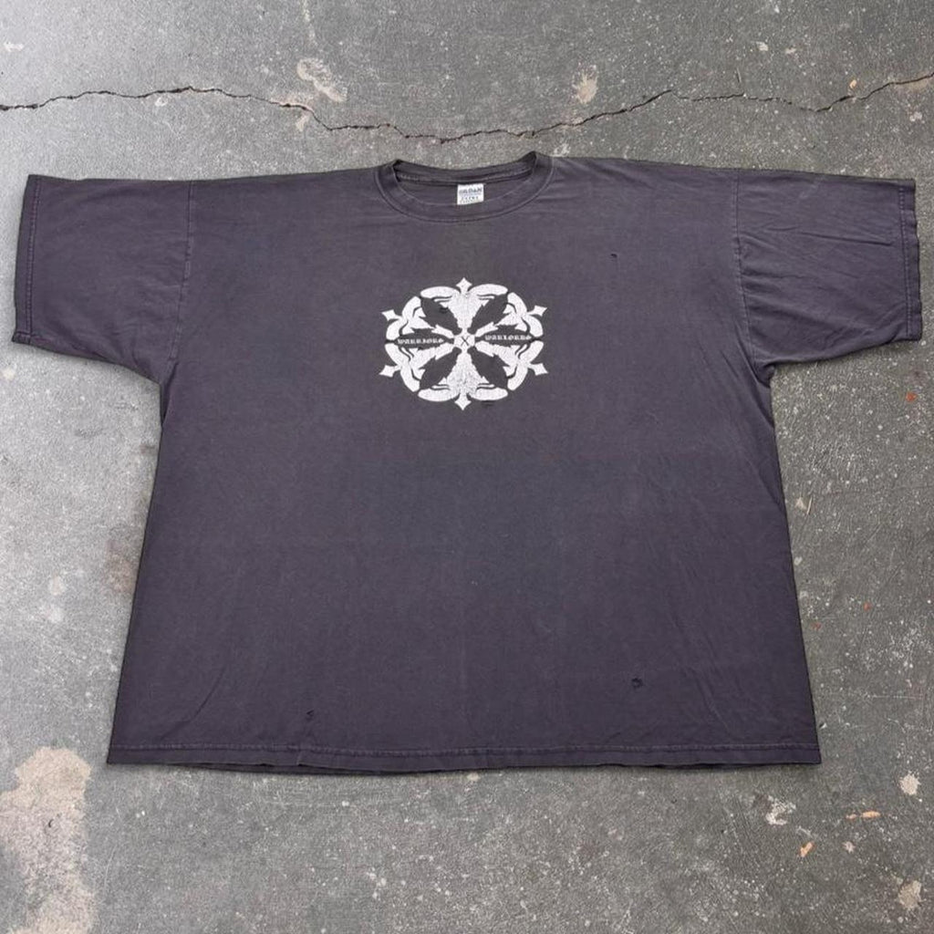 2000s Warriors Rat Crest Distressed Graphic Tee | 3XL