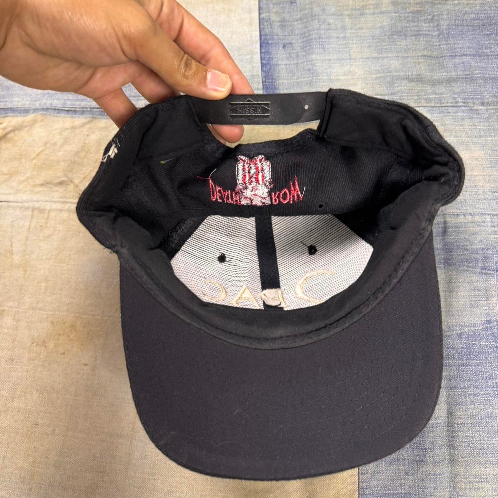 1990s 2Pac black snapback hat | osfa