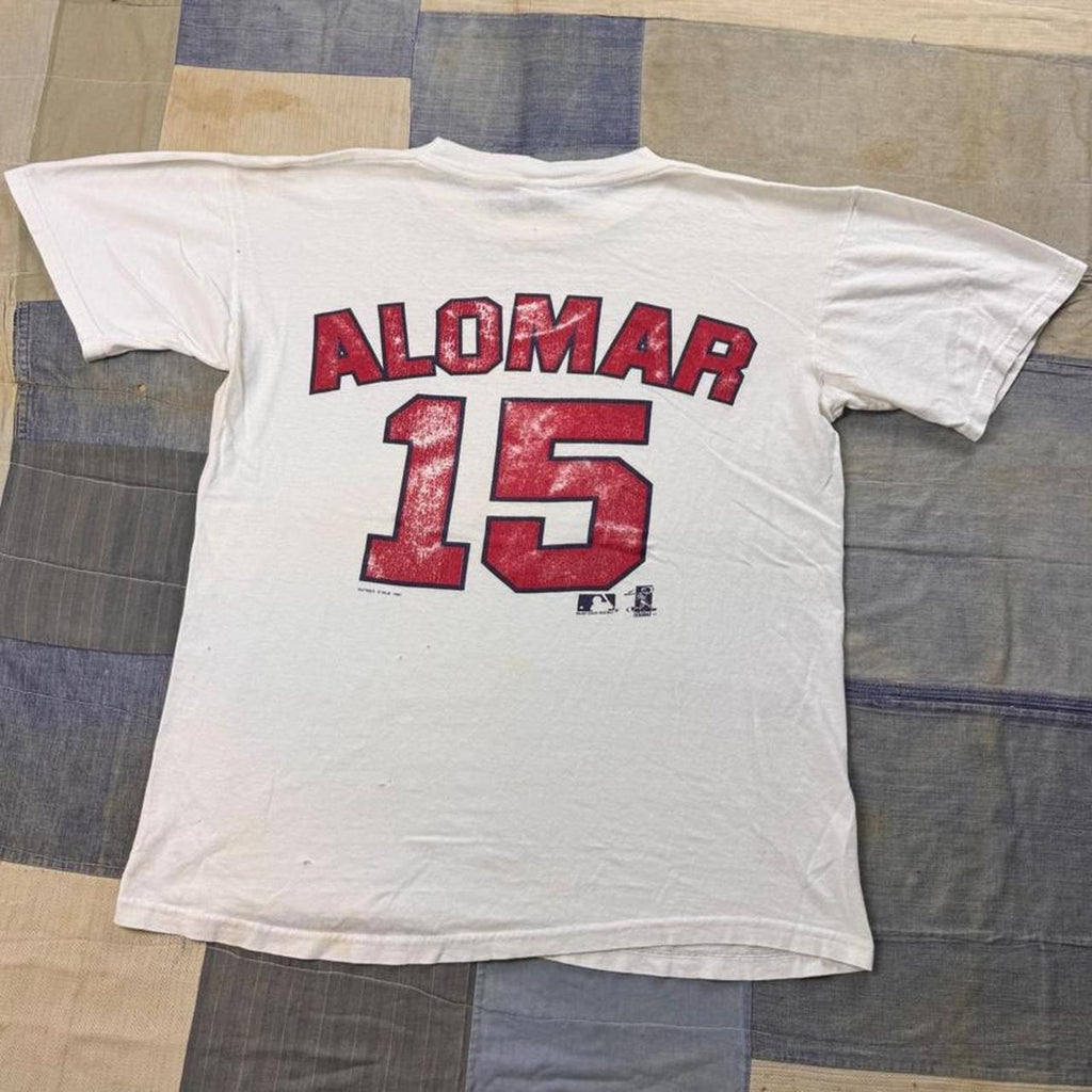 1987 Cleveland Indians Sandy Alomar Jr. No.15 Tee | Medium