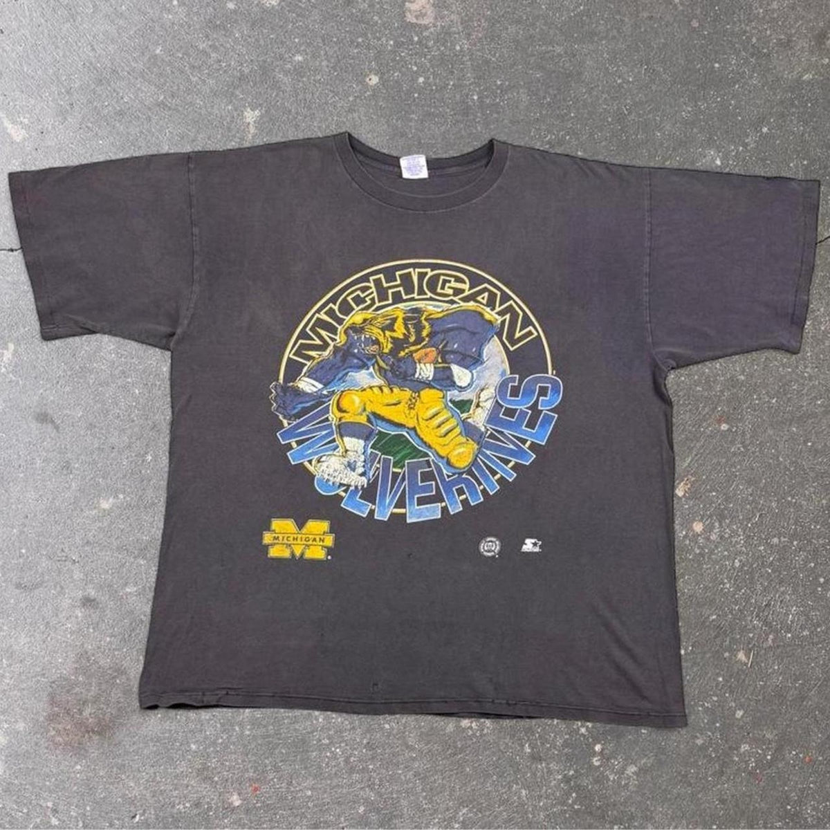 1990s Michigan Wolverines Starter Tee | XL