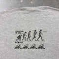 1990s Evolution of Man and Woman Funny Graphic Tee | XL