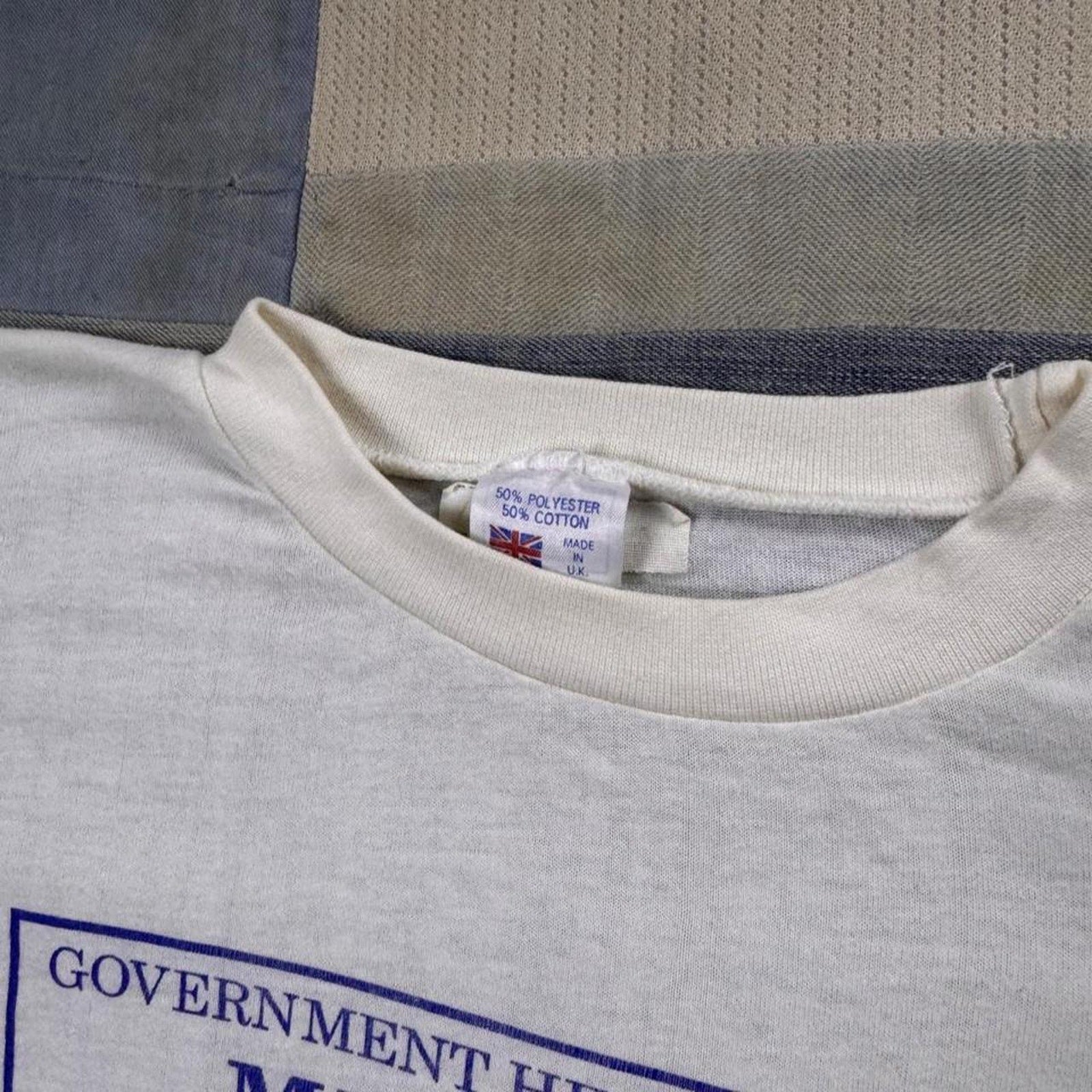 1980s Millwall Government Health Warning Football Tee | Large