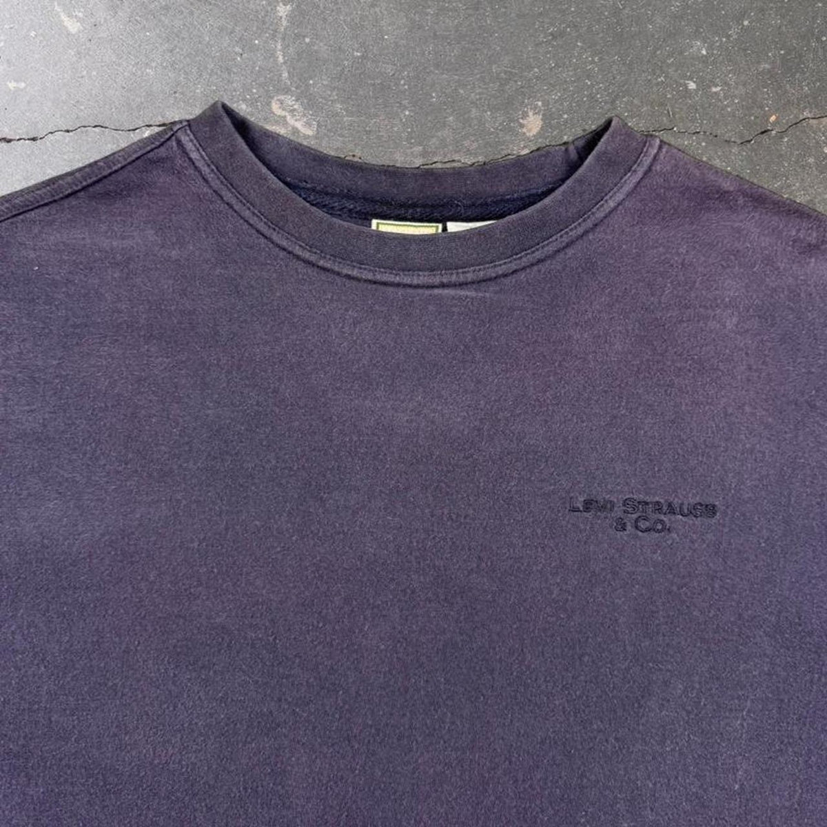1990s Levi's Strauss & Co. Embroidered Logo Tee | Large