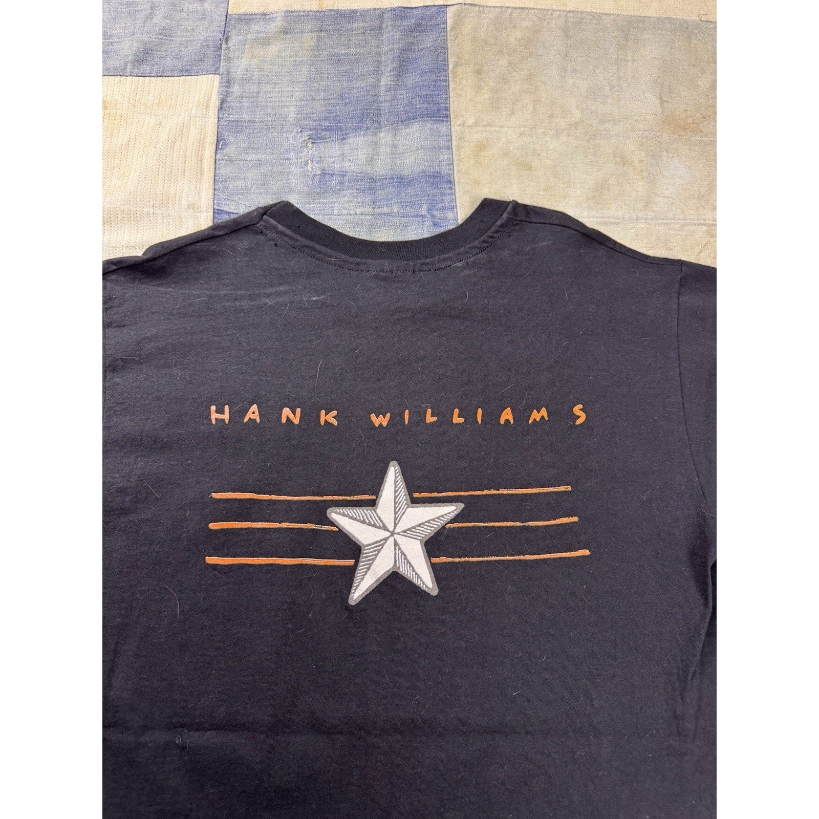 Hank Williams SR Crewneck T Shirt Tee Large Vintage Rare 90's 1993 Single Stitch