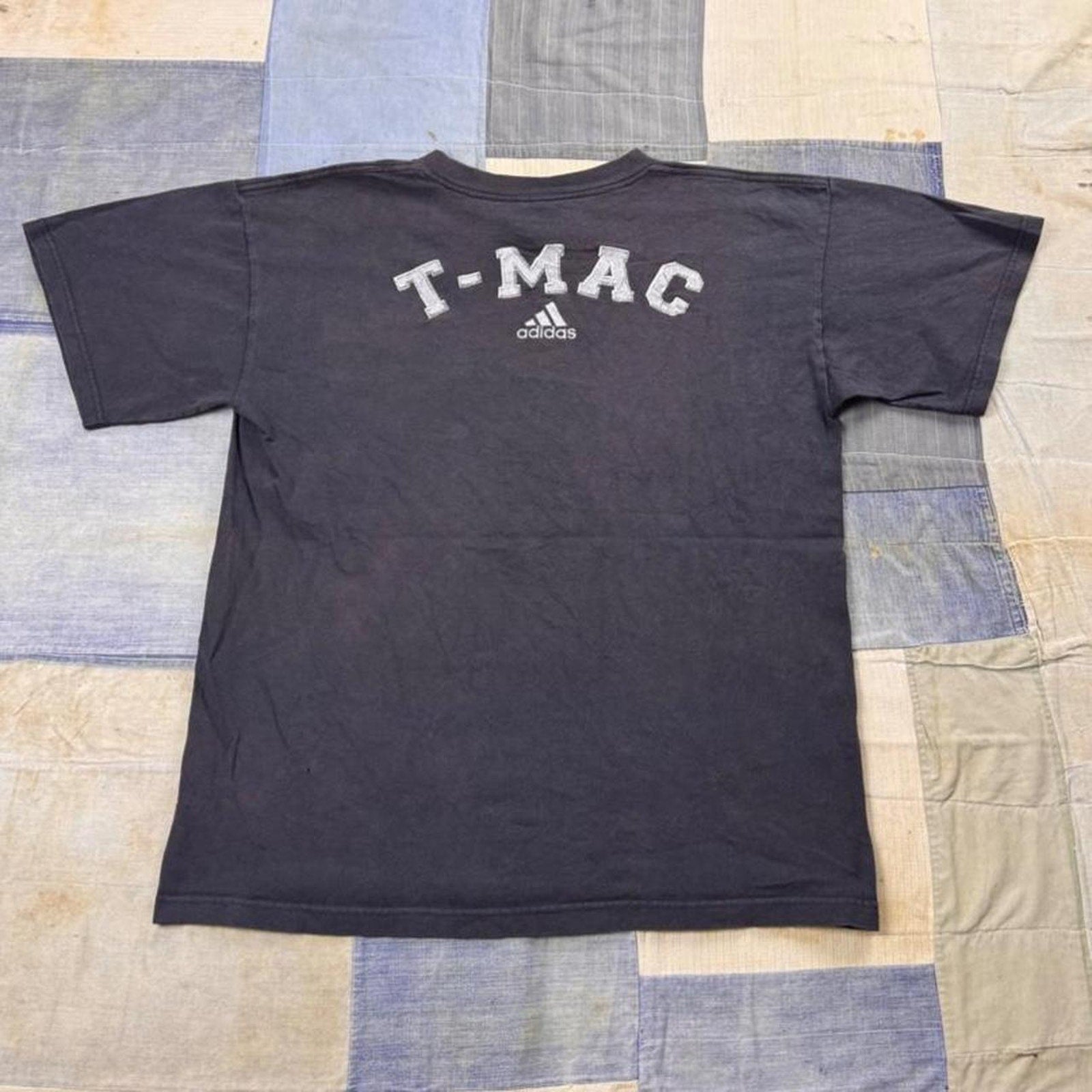 1990s Adidas Tracy McGrady T-Mac “Mackin’” Basketball Tee | Medium