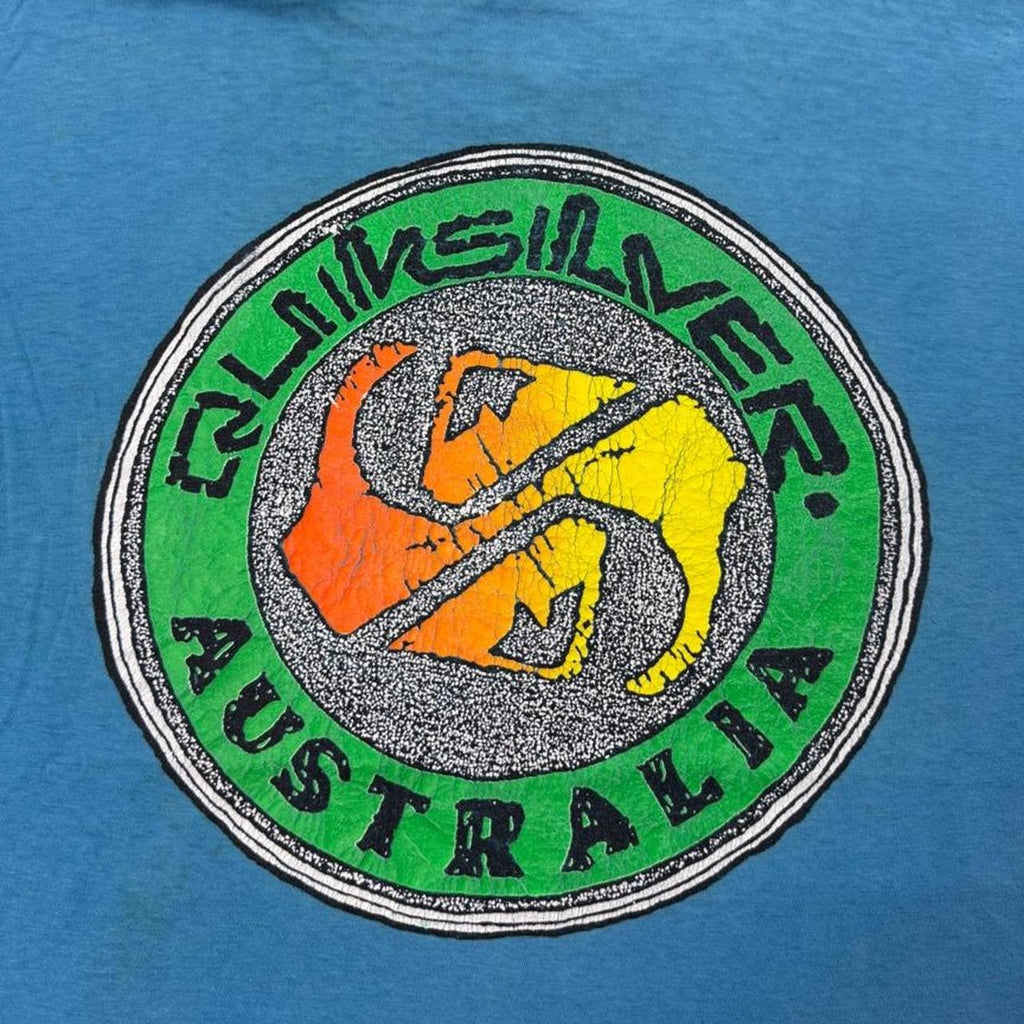 1990s Quiksilver Australia Kangaroo Logo Tee | Large