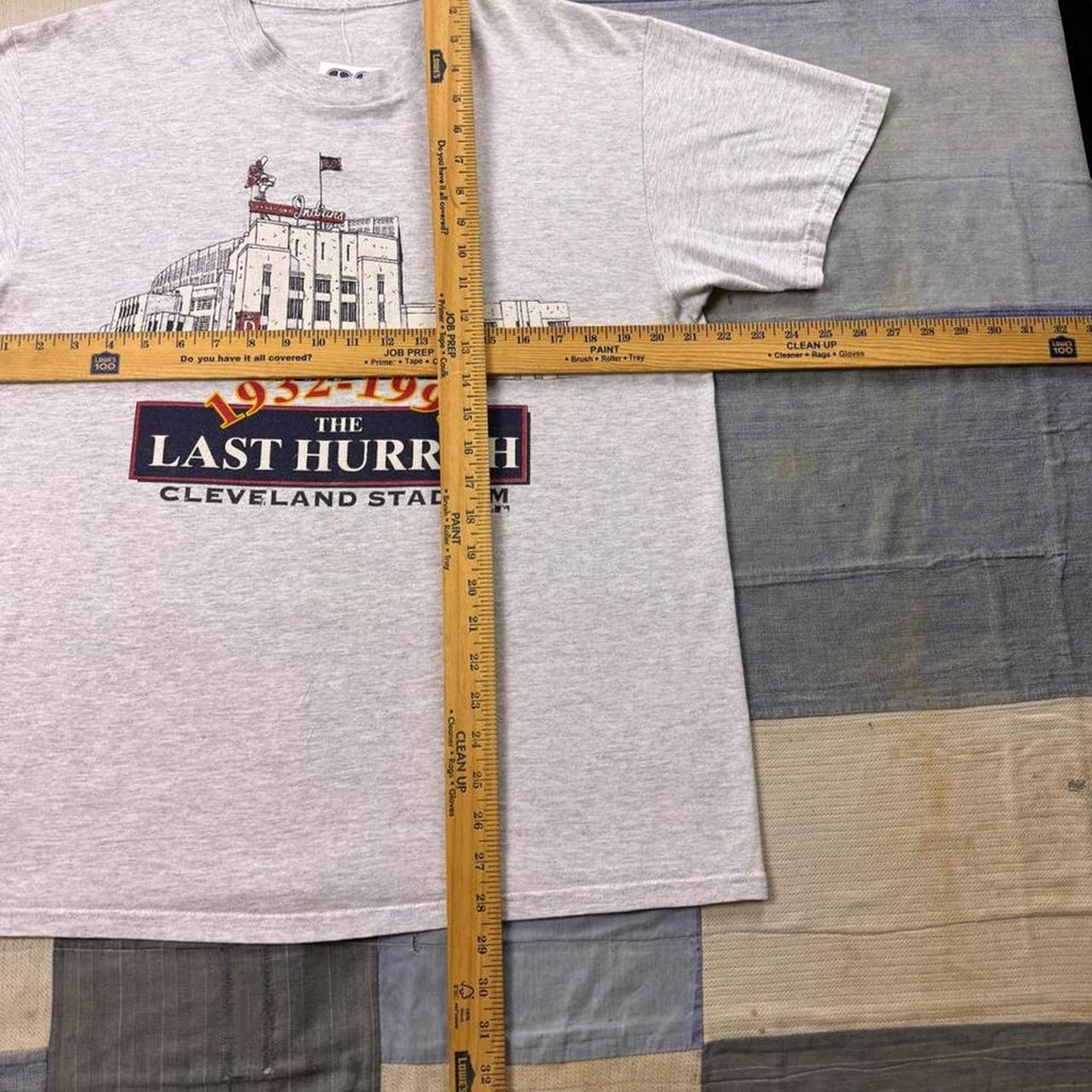 1993 Cleveland Stadium “The Last Hurrah” MLB Tee | Large