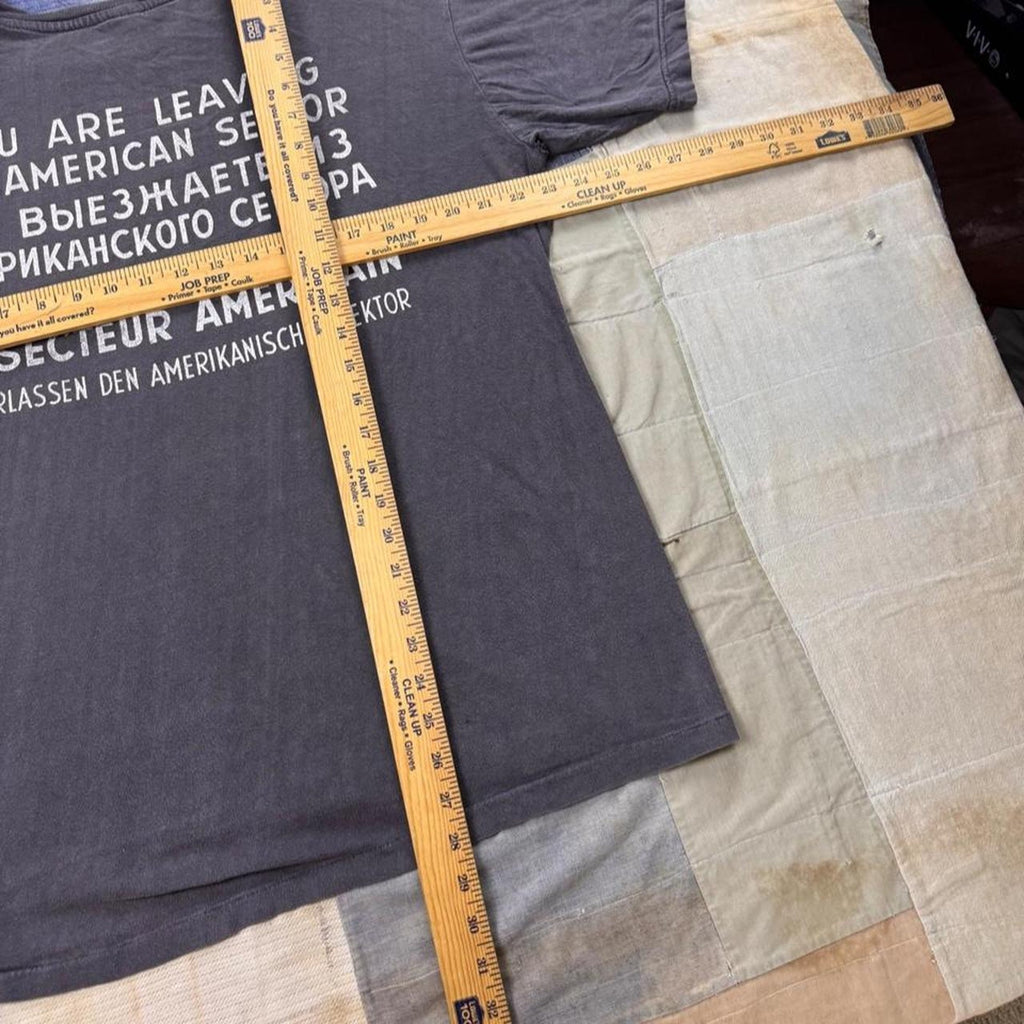 1980s Checkpoint Charlie “You Are Leaving the American Sector” Tee | XL