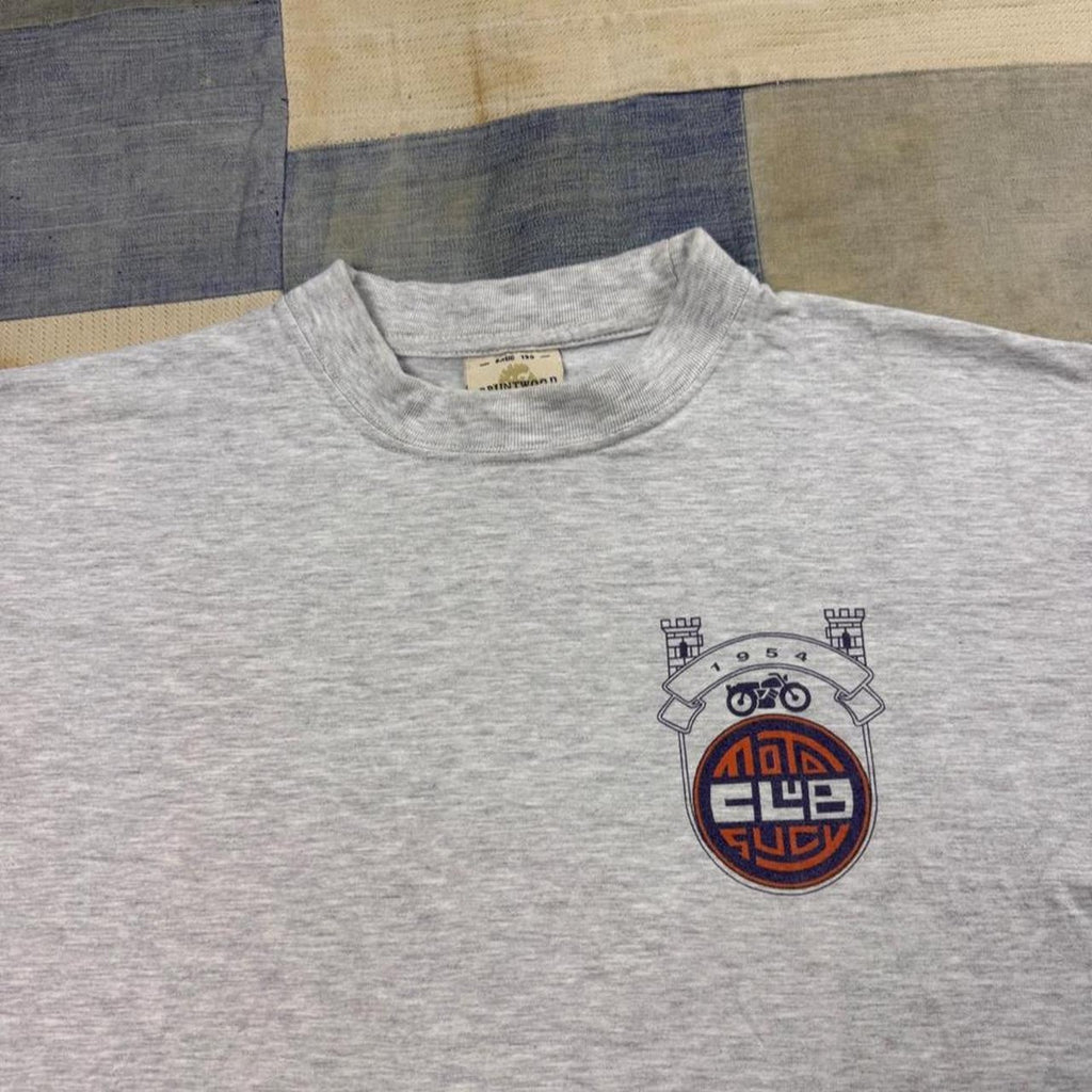 1990s Moto Club de Sucy French Motorcycle Graphic Tee | Medium