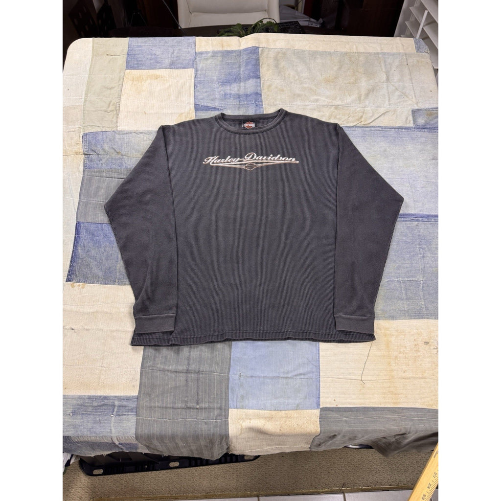 Harley-Davidson Thermal Waffle Knit Long Sleeve Jim Moroney’s Newburgh NY L