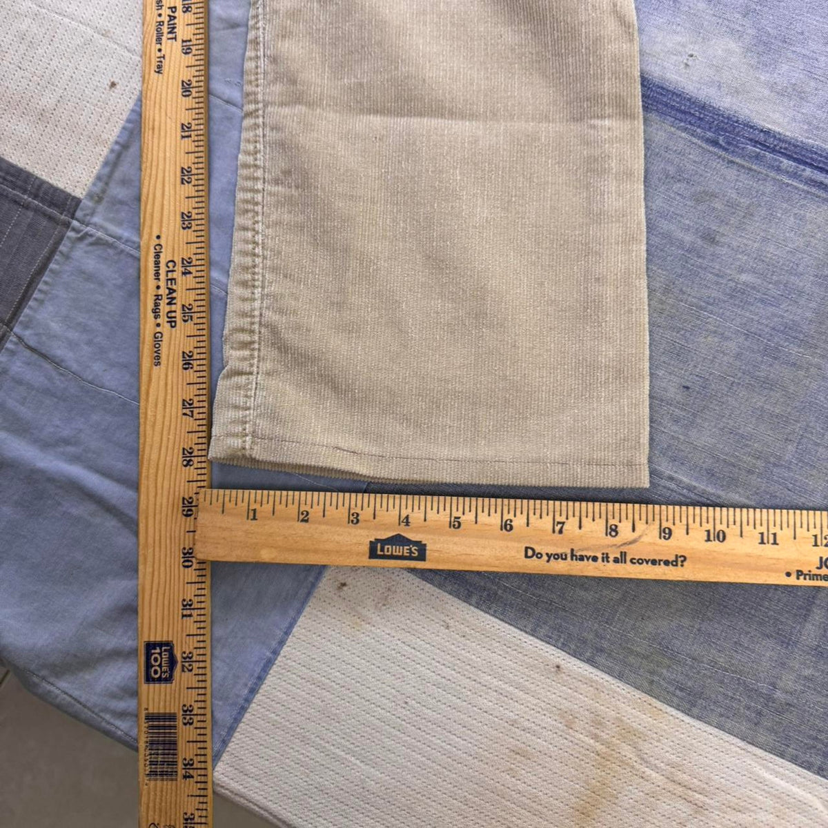 90s vintage womens abercrombie bootcut corduroy pants | 27 x 28