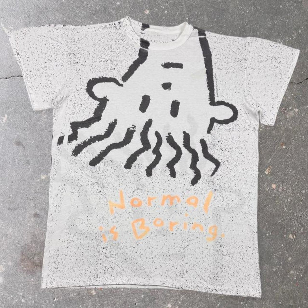 1980s Fido Dido Normal Is Boring Tee | XL