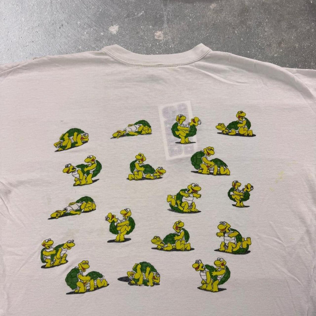 1990s Kama Sutra Cartoon Turtle Sex Positions Tee | Medium