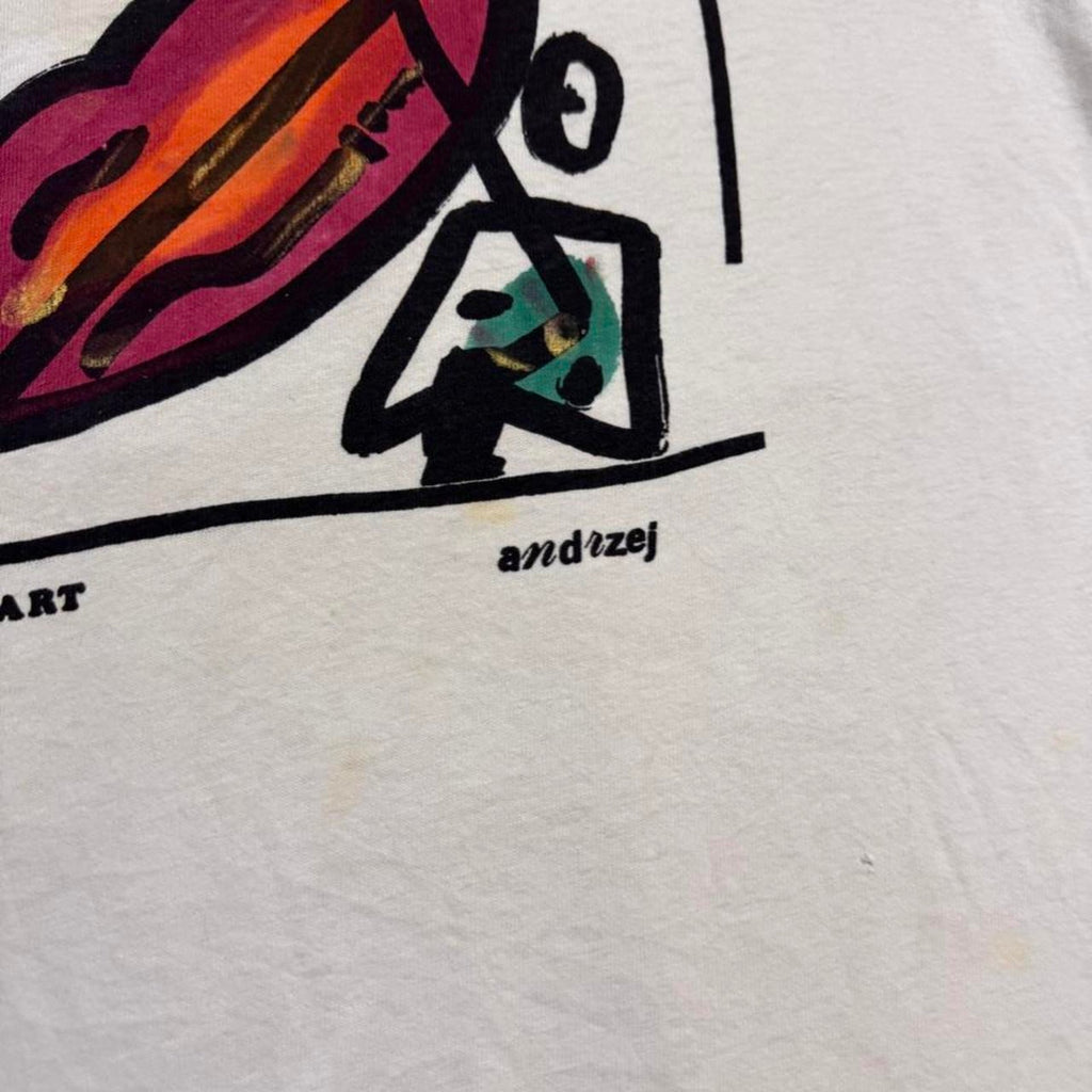 Vintage 90s abstract art graphic tee