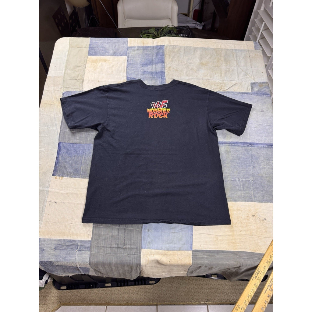 Vintage WWF The Rock Know Your Role T Shirt Monster Rock Wrestling Size XL