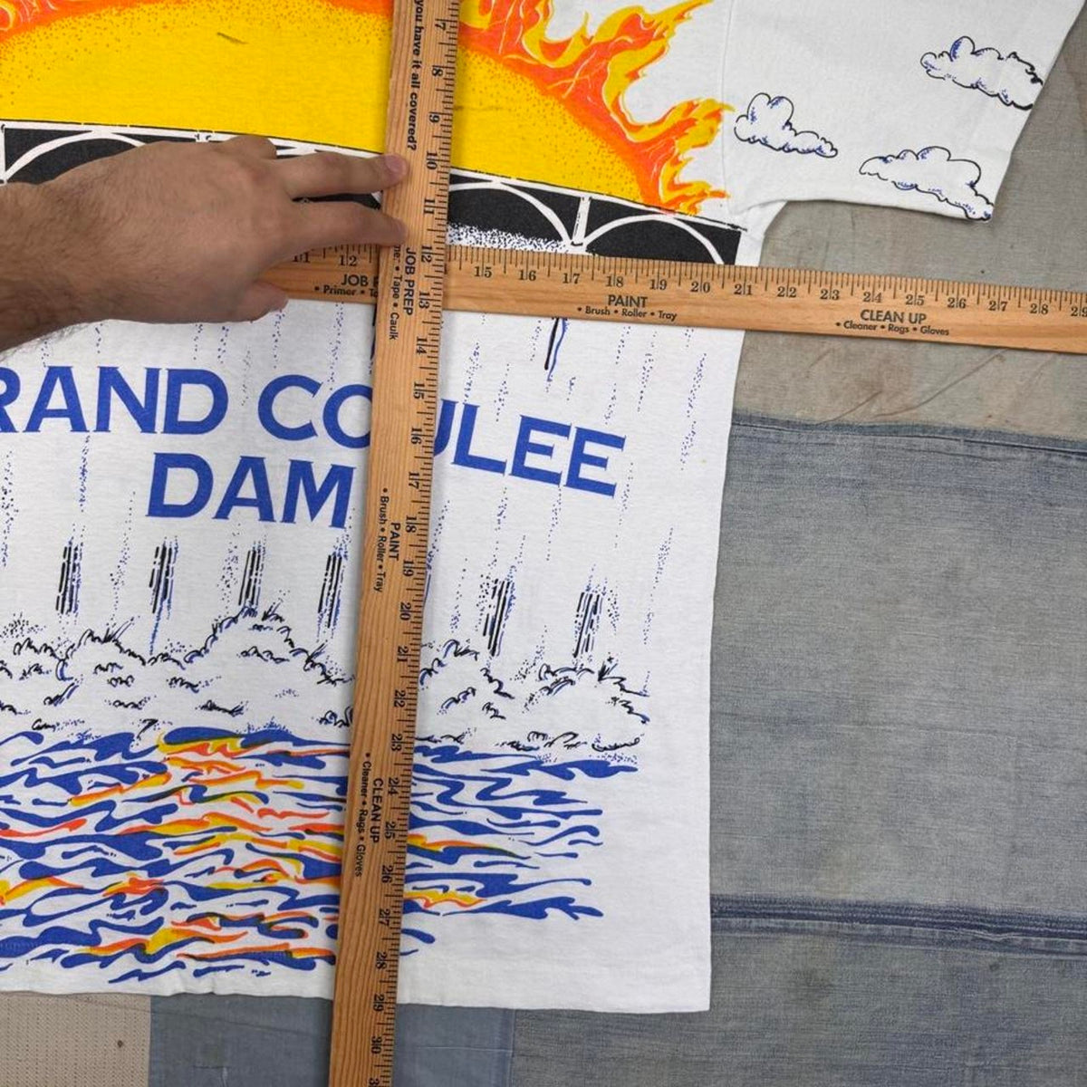 1990s Grand Coulee Dam Laser Light Show Tee | L