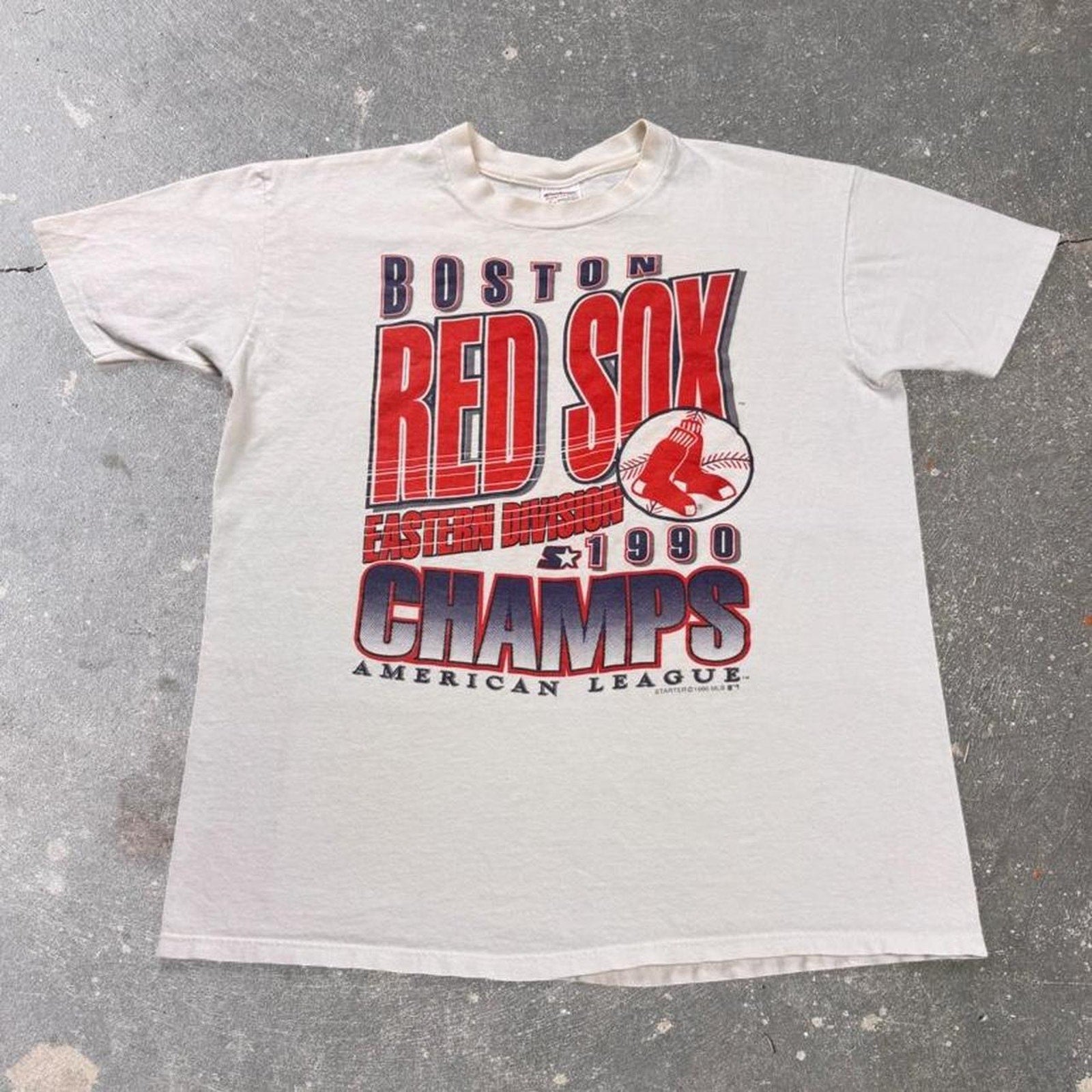 1990 Boston Red Sox Eastern Division Champs Tee | Large