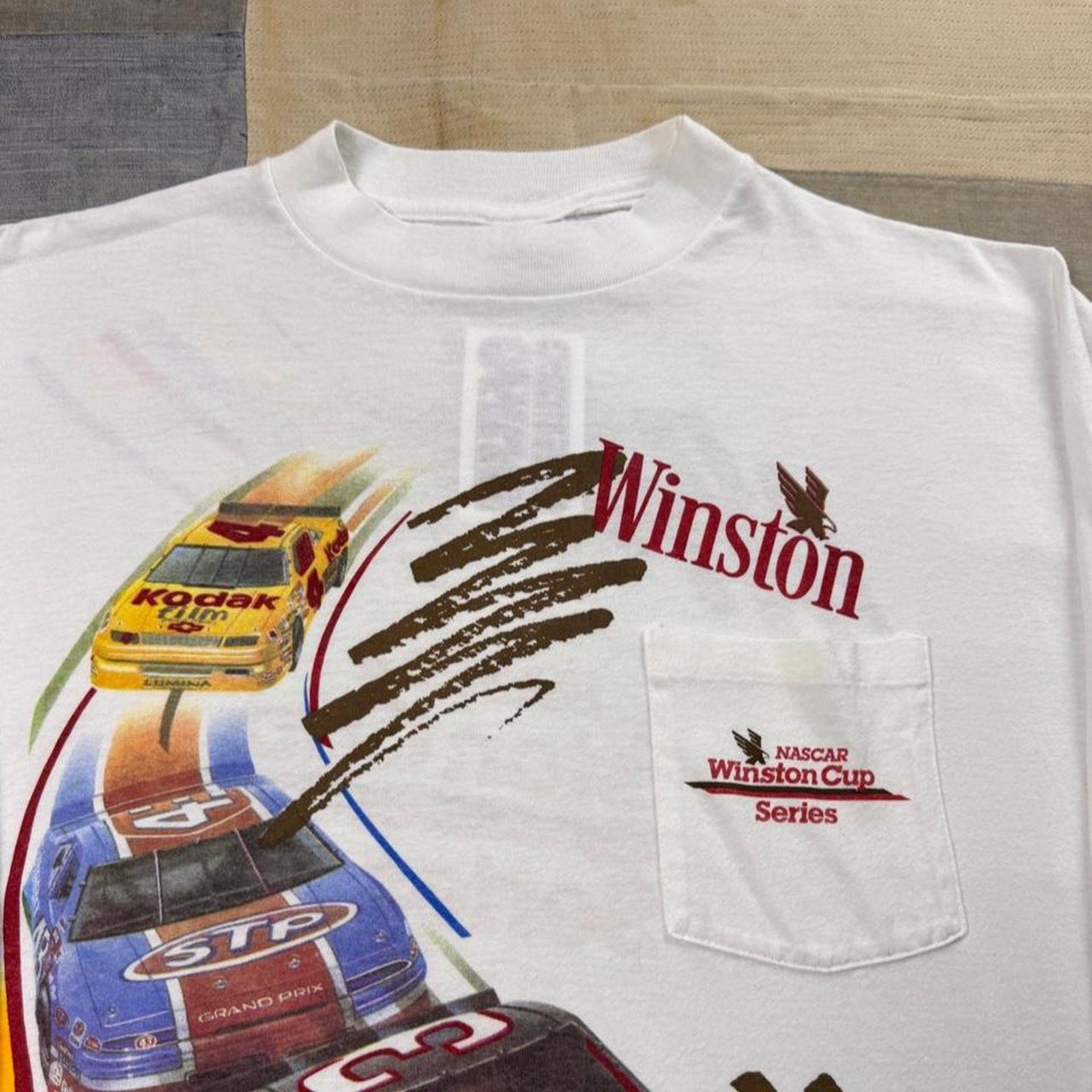 1992 NASCAR Winston Cup Series Pocket Long Sleeve Tee | Large