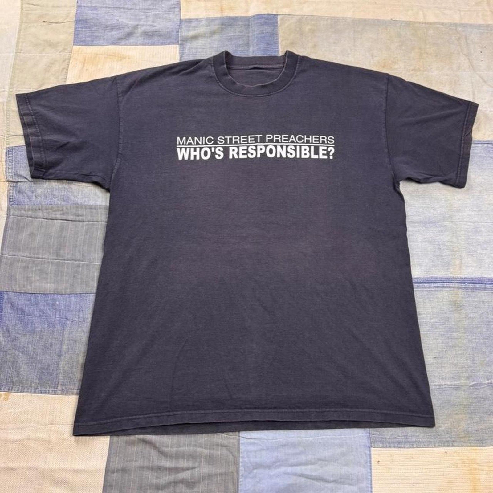 1990s Manic Street Preachers “Who’s Responsible?” tee | XL