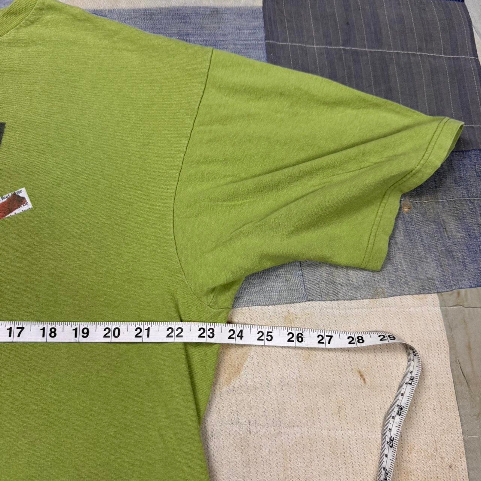 1990s Volcom green surf Tee | XL