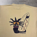 1990s vintage Yellow Waiwurrie Surfing Tee | L