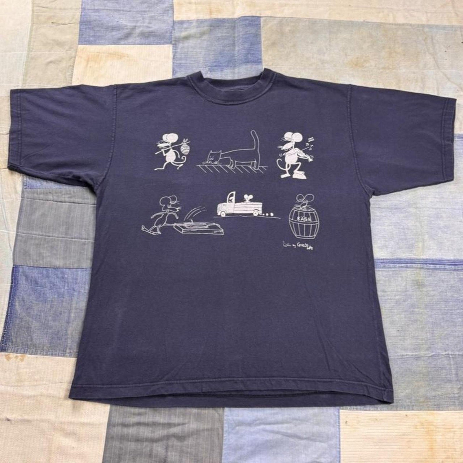 1990s Crazy life mouse cartoon tee | xxl