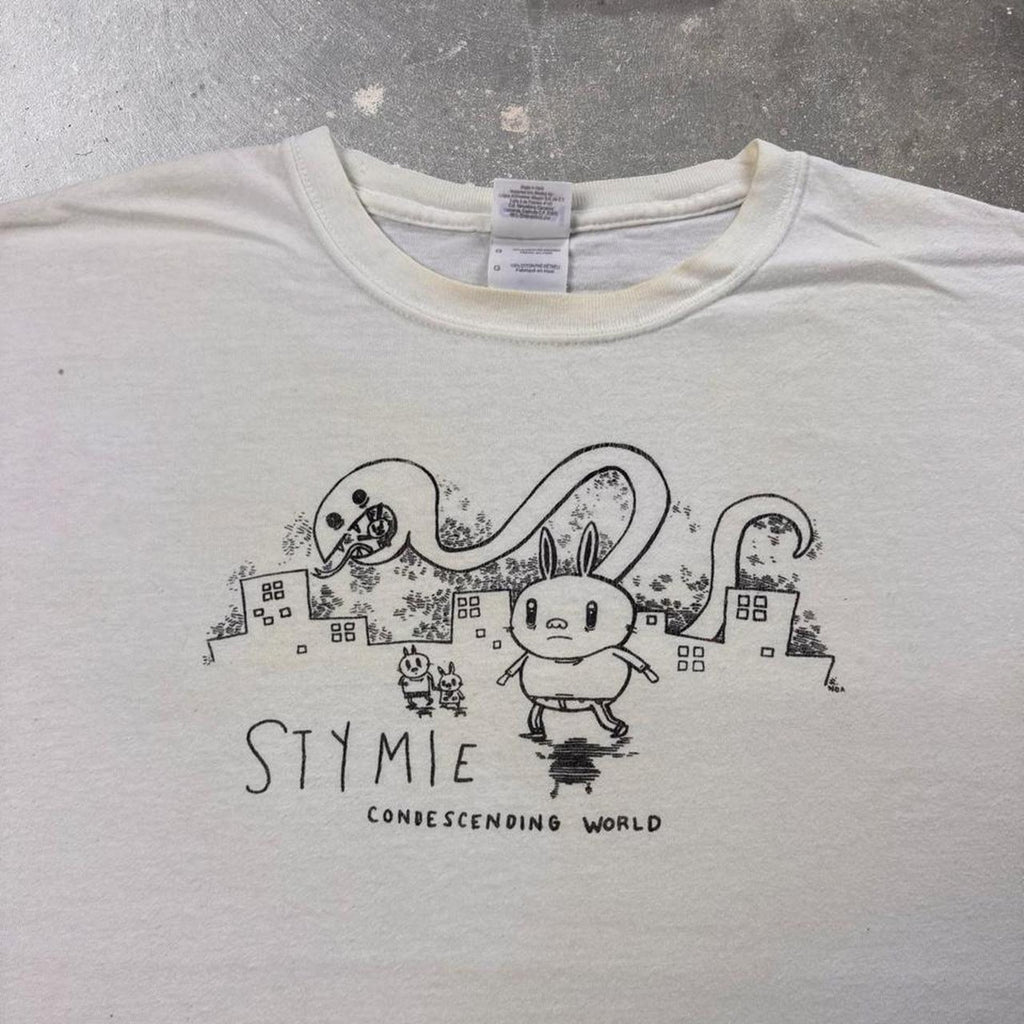 2000s Stymie “Condescending World” Punk Band Tee | Large