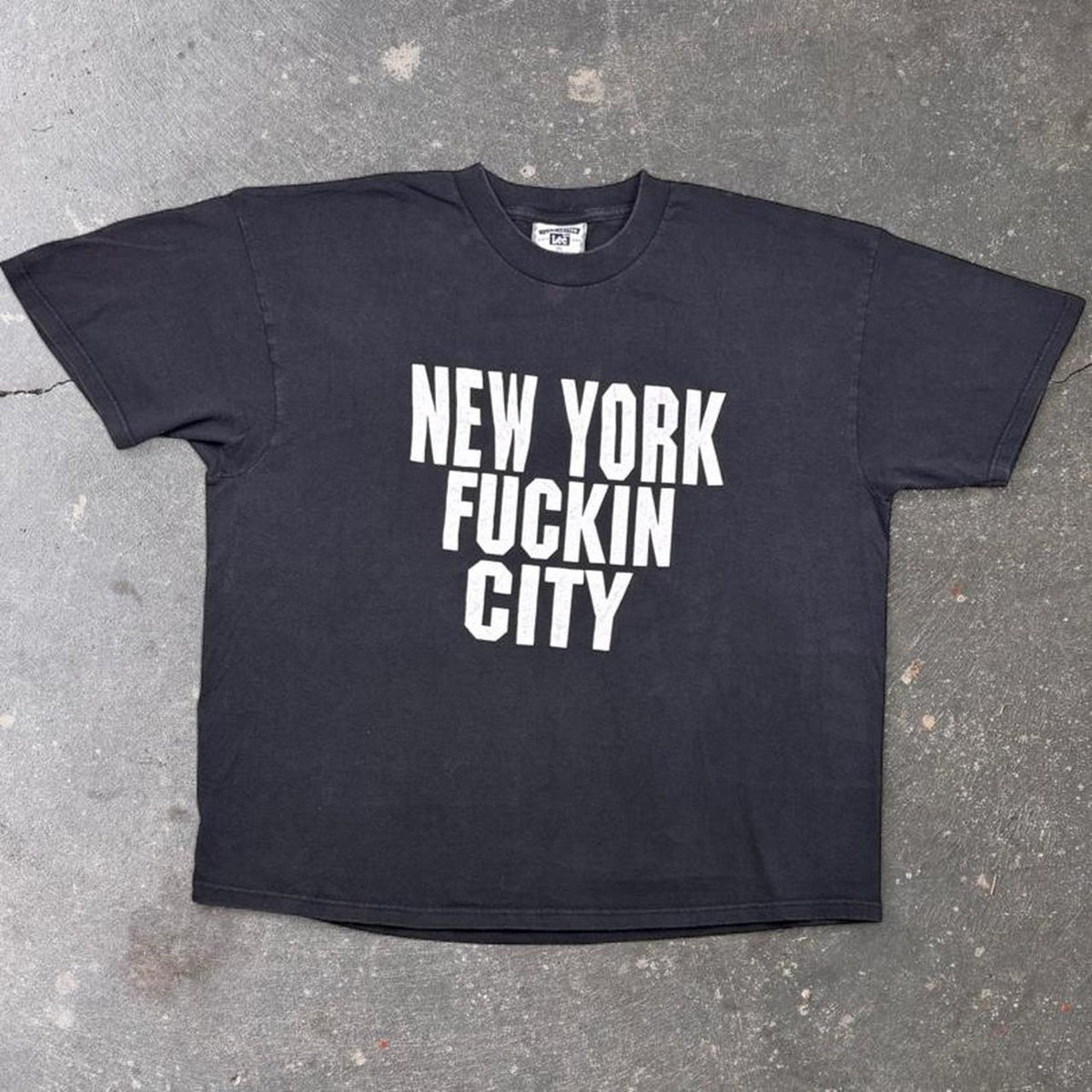 1990s New York Fuckin City Lee Graphic Tee | Extra Large
