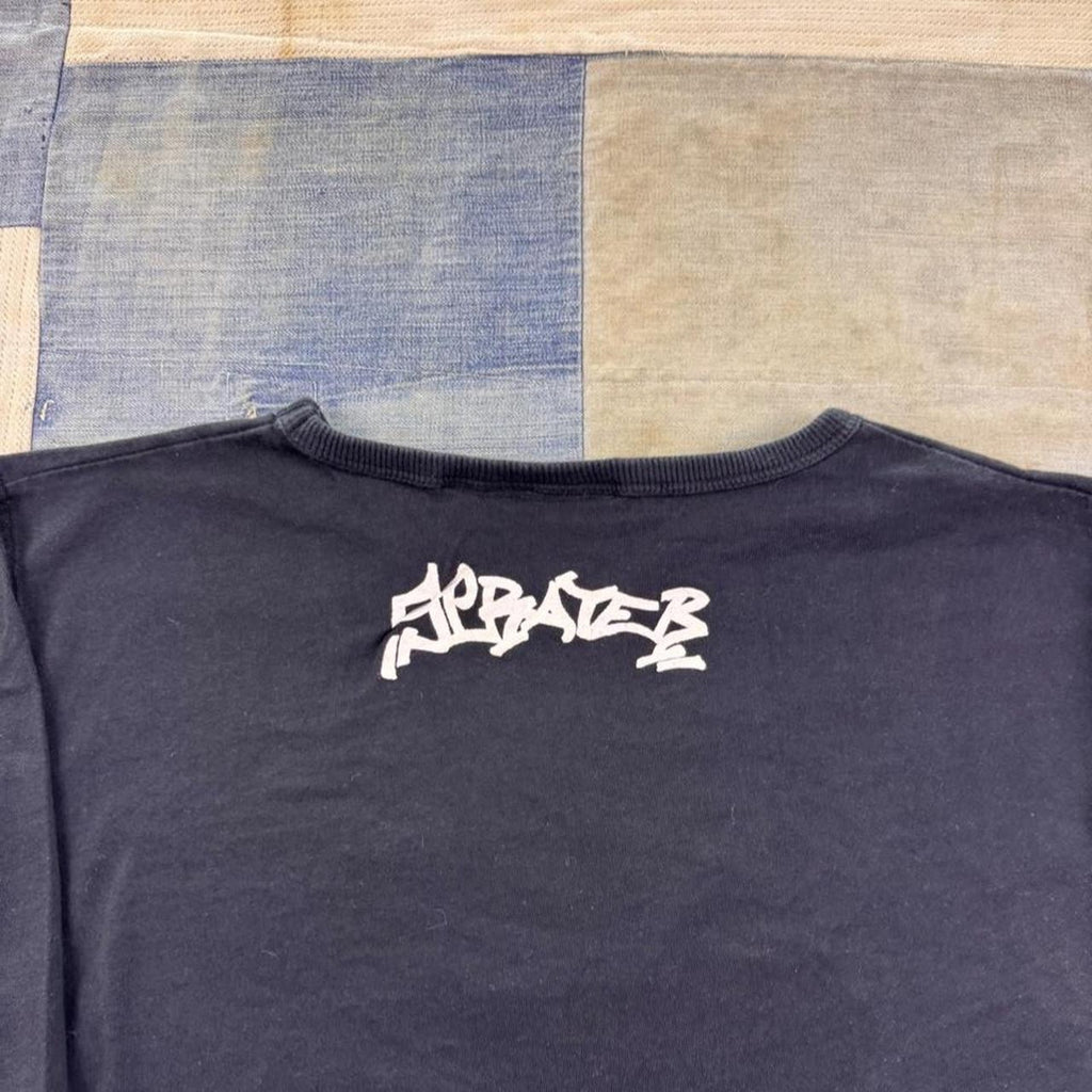 2000s WXY Spray Paint Graffiti Graphic Long Sleeve Tee | Small