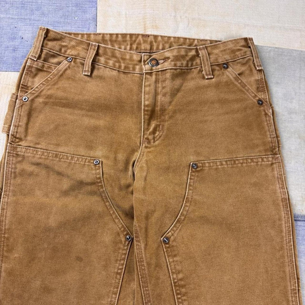 2000s Carhartt Brown Duck Double Knee Carpenter Pants | Women’s 30x29