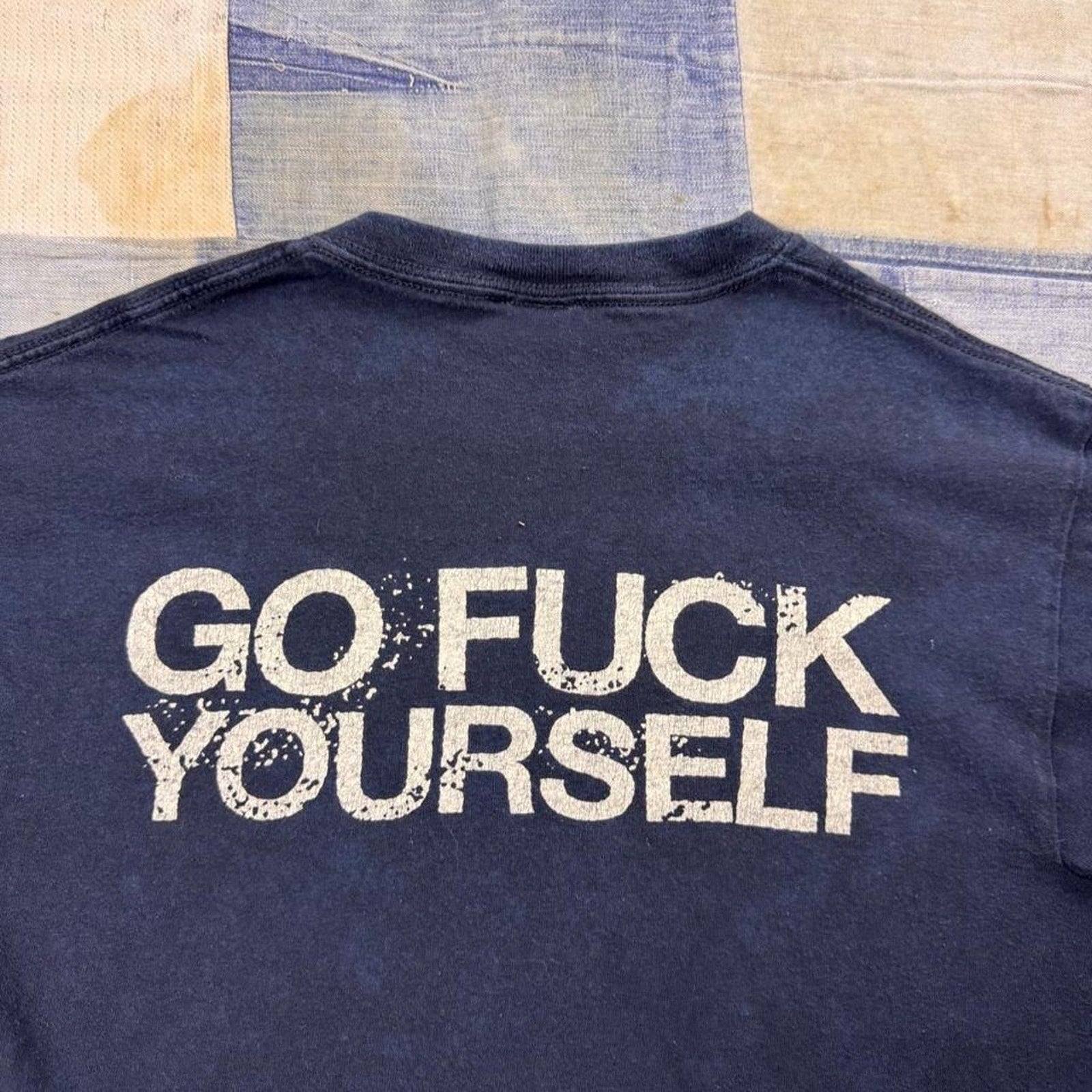2000s Urgins Virgin Mary “Go Fuck Yourself” Punk Tee | Small