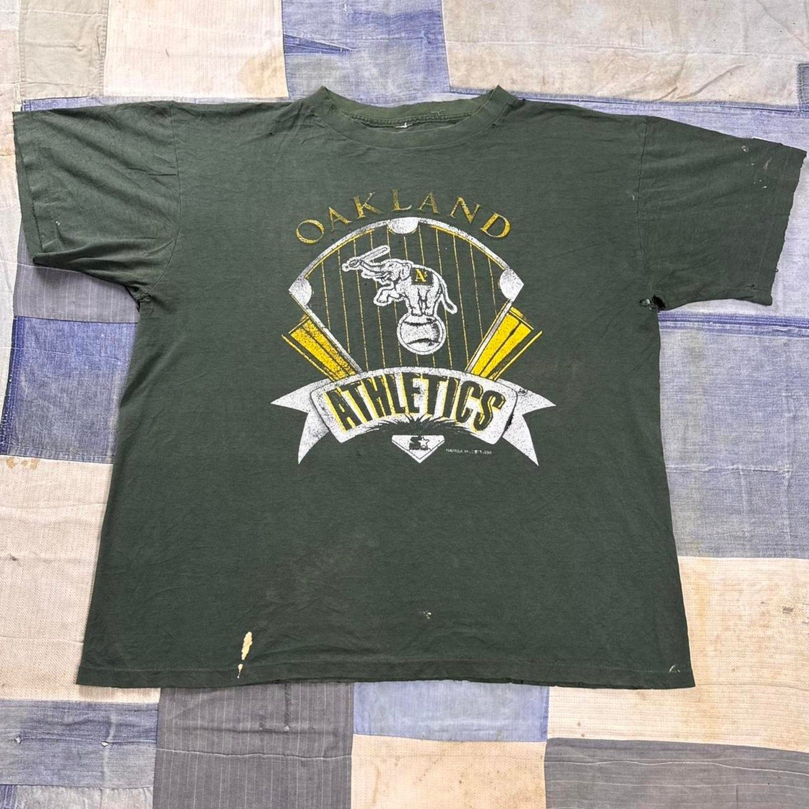 1990s Oakland Athletics Starter MLB tee | XL