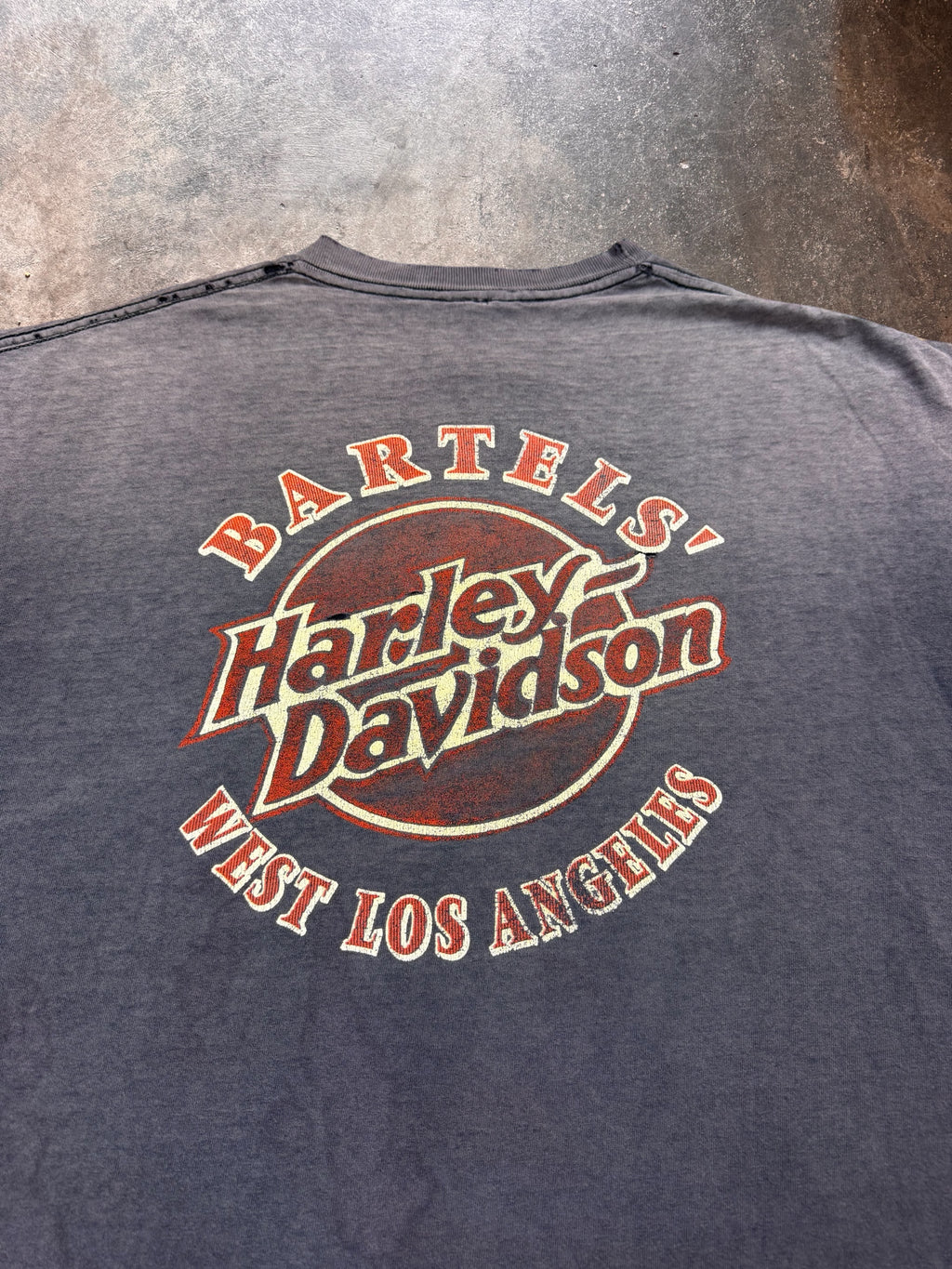 1990s Harley Davidson Smoked Out “Just Ride It” Black T Shirt | Large