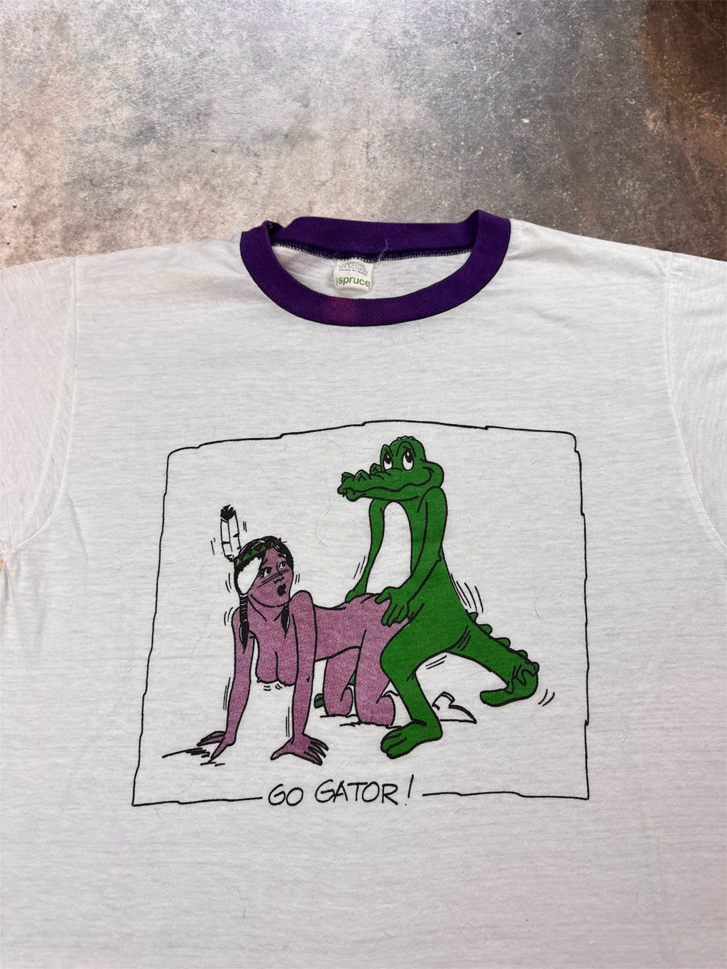 1970s FSU vs UF Sex T Shirt | medium