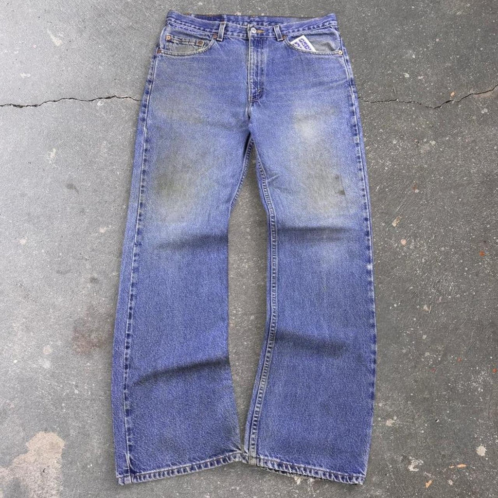 1990s Levi's 517 Orange Tab Bootcut Jeans | 34x30.5