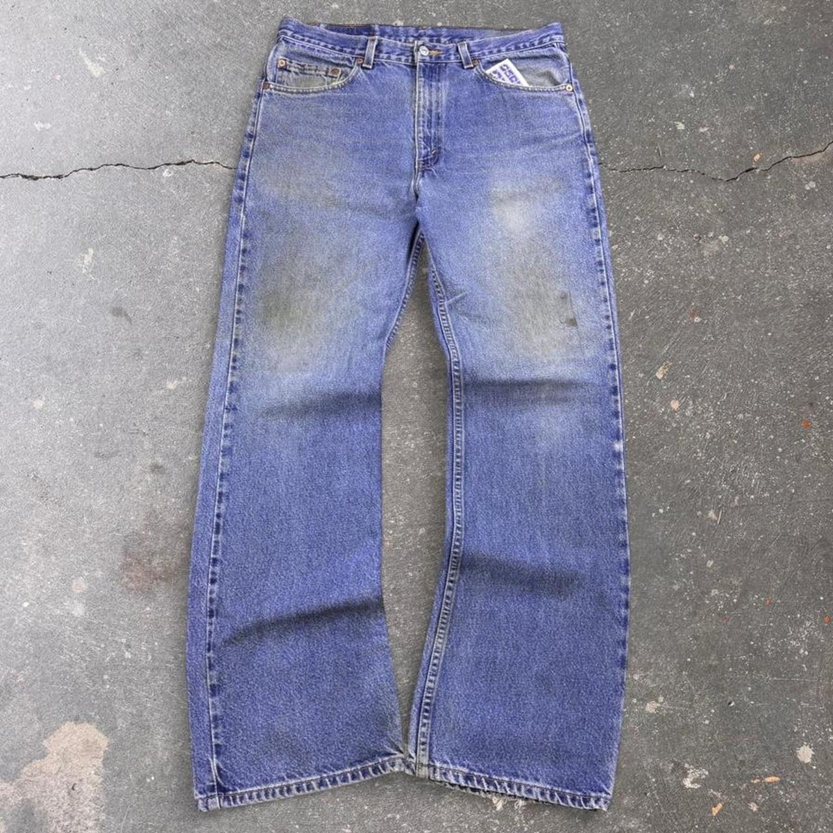 1990s Levi's 517 Orange Tab Bootcut Jeans | 34x30.5