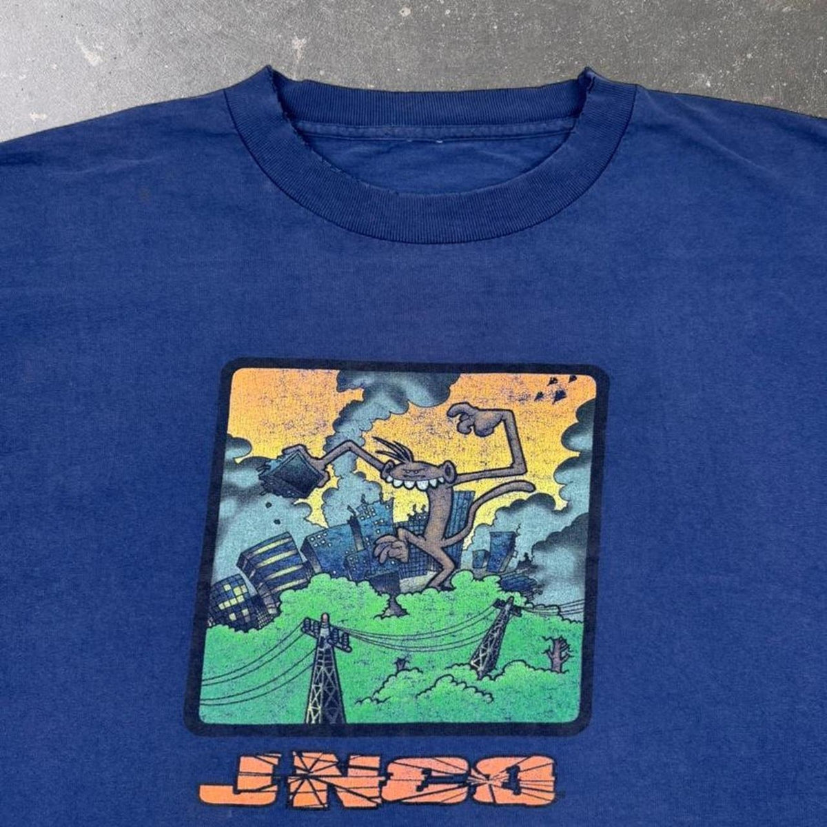 1990s JNCO Livin Large Monster Tee | 2XL