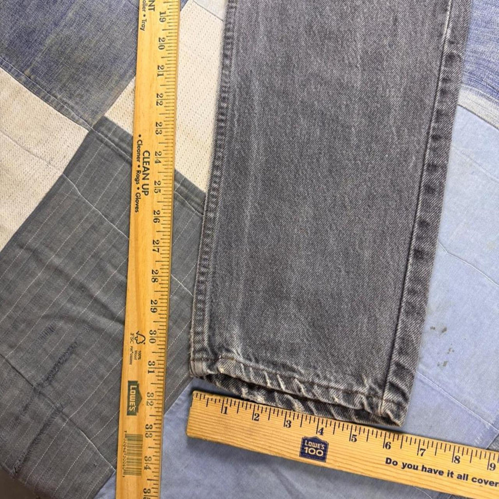 1990s Levi’s 505 Black Stonewash Denim Jeans USA | 30 x 31