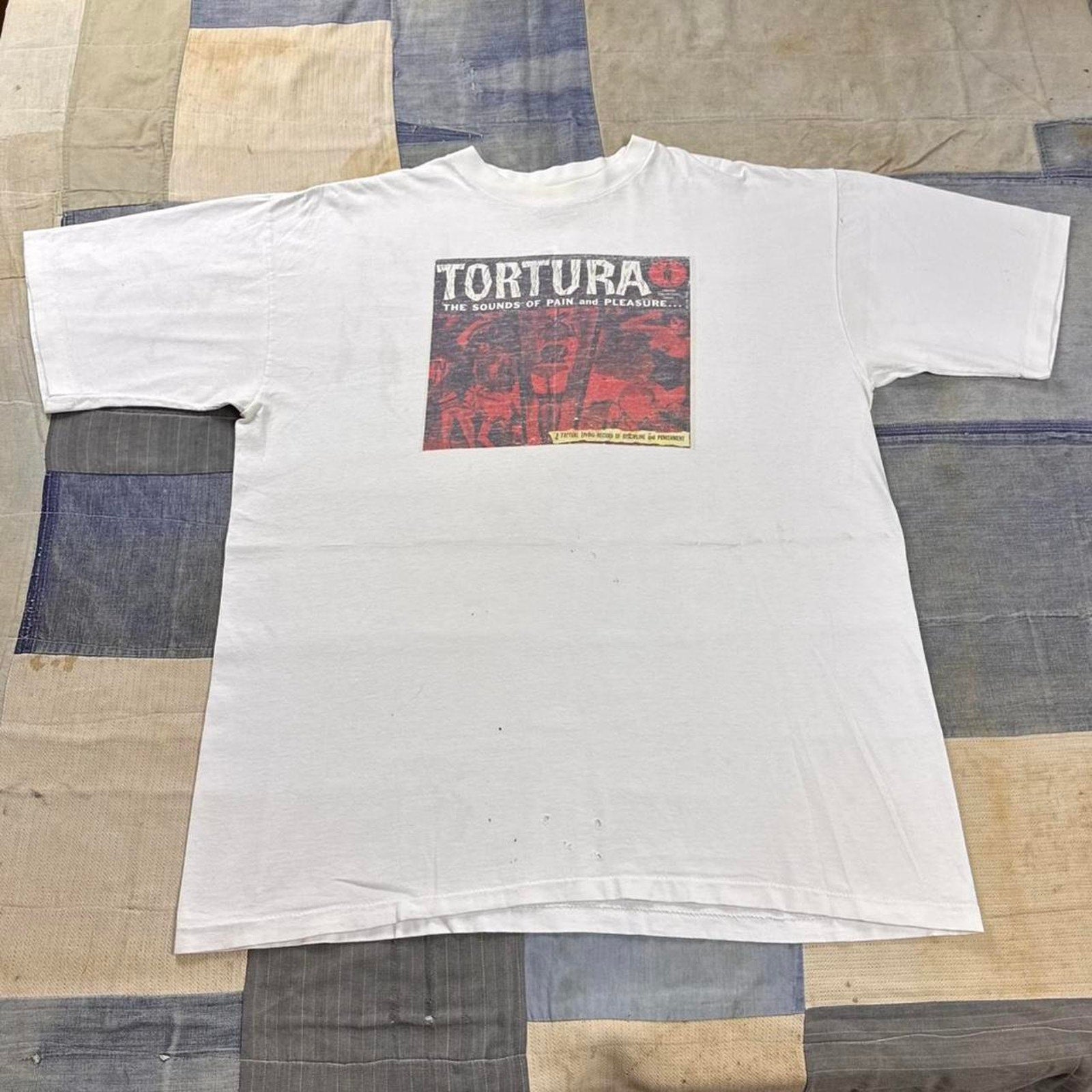 1990s Tortura “The Sounds of Pain and Pleasure” Tee | XL