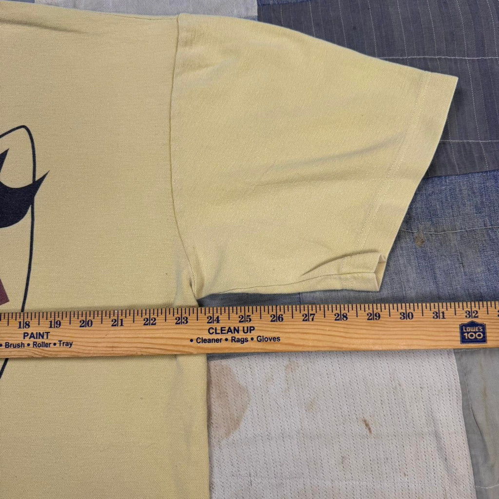1990s vintage Yellow Waiwurrie Surfing Tee | L