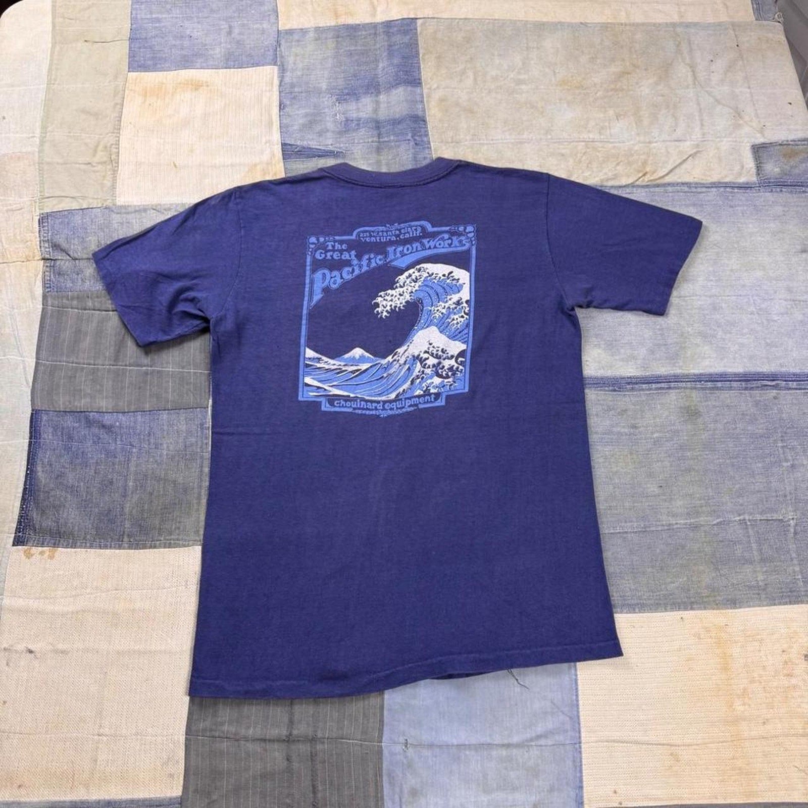 1970s Great Pacific Iron Works Patagonia Wave Tee | Medium