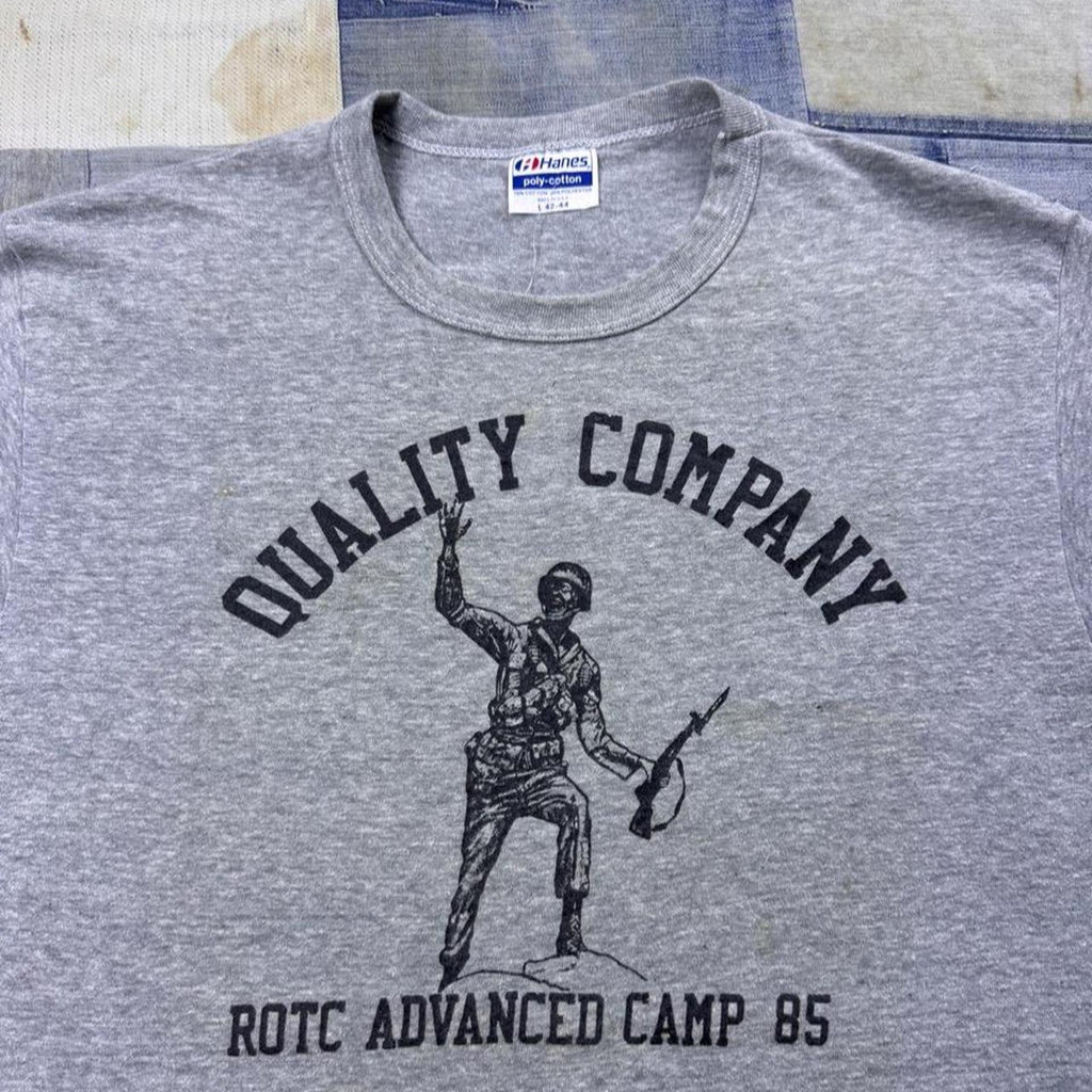 1985 Quality Company ROTC Advanced Camp Military Tee | Large